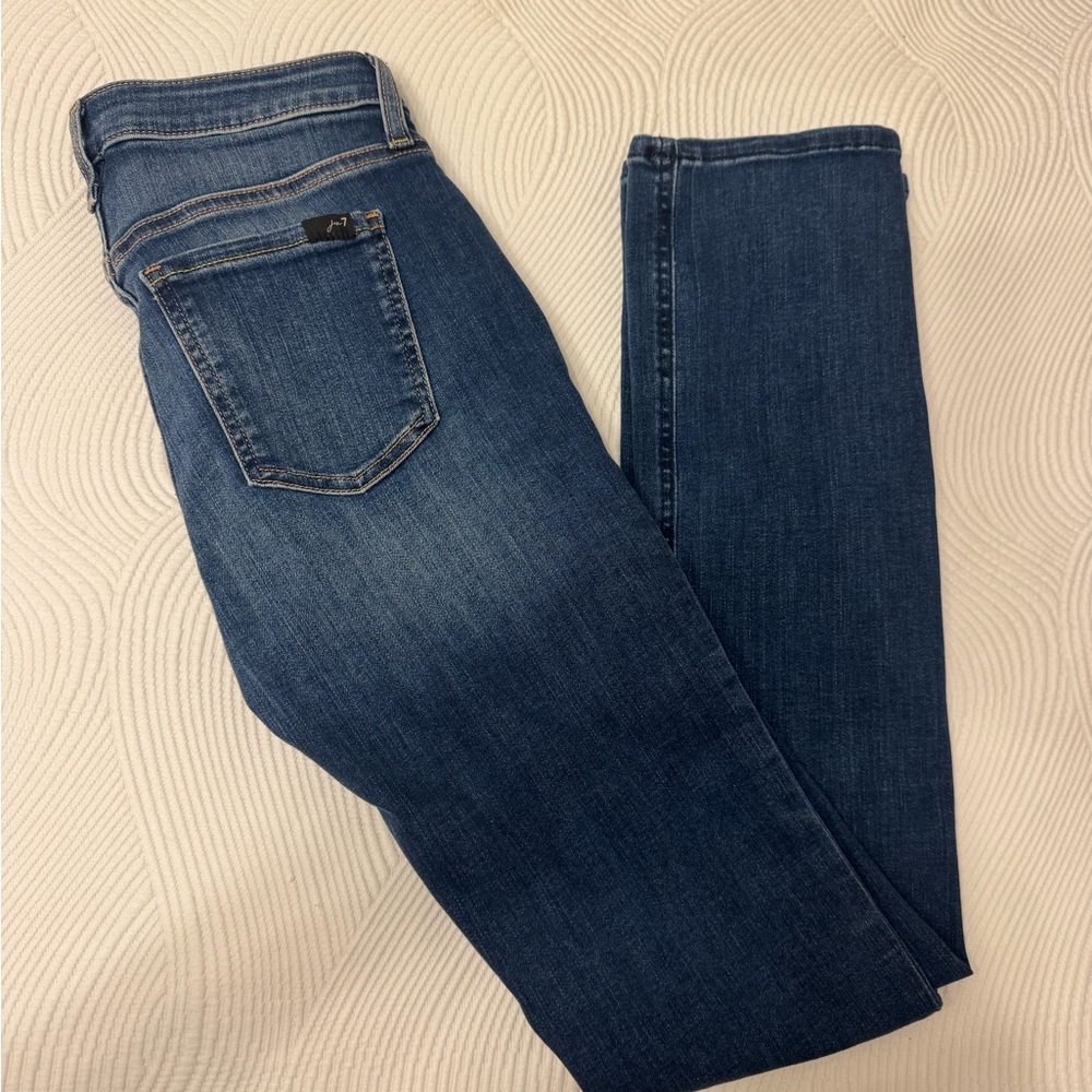 7 For All Mankind Dark Blue Jeans